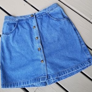 10 denim skort